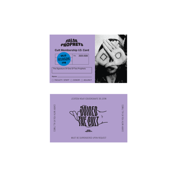 JOIN THE CULT! / RENEW CULT STATUS!