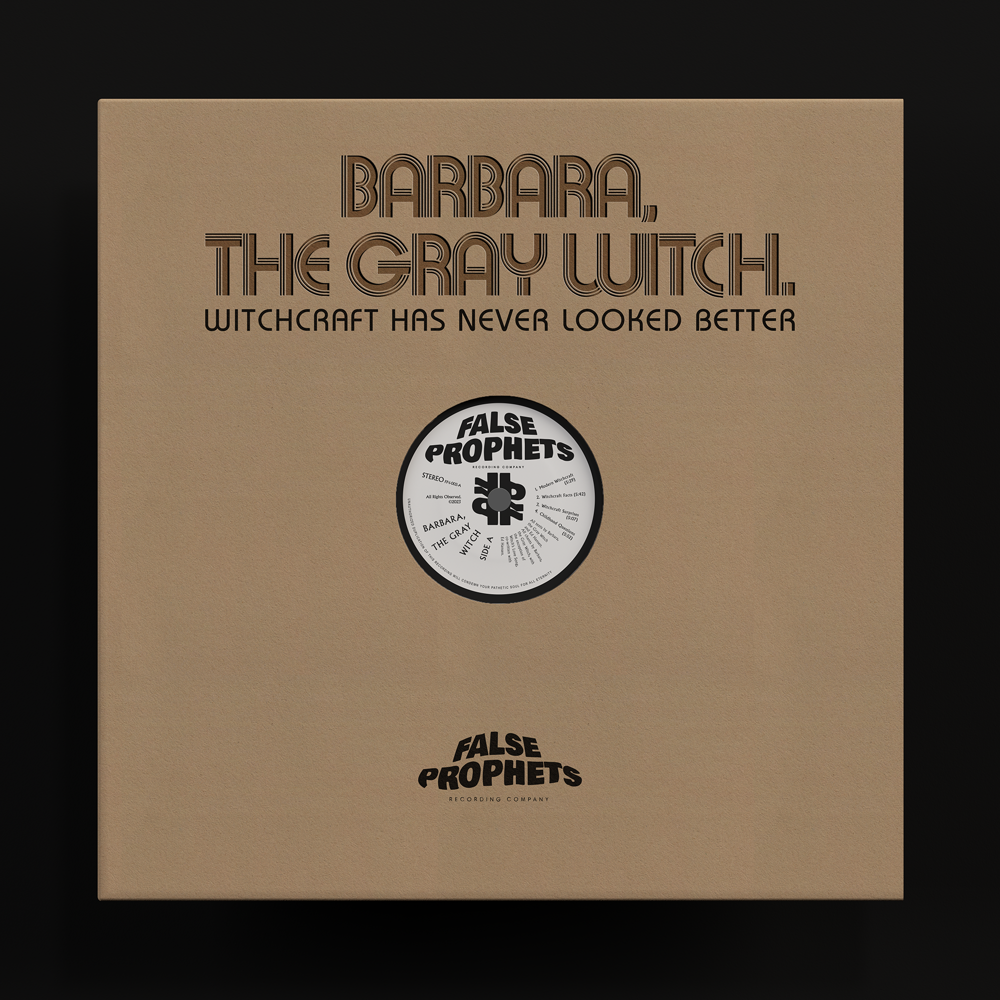 Barbara, The Gray Witch 2xLP (Test Pressing)